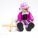Dergunchik-Marionet on the strings "Clown in the Hat", Mix Colors