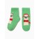 Women's terry socks "Lama" NZHMP2201-02-03, green color, rr 36-40