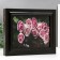 Key "Pink Roses" Wenge 26.5x31.5x4.5 cm