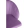Computer chair Plastic Plastic/velor, white/purple 59x60x78 cm