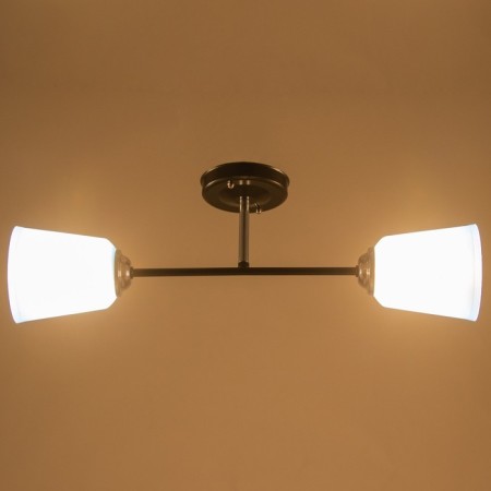Luer "Ray" (cylinder) 2x15W E27 Model: BR 00247 Black/Blue-2