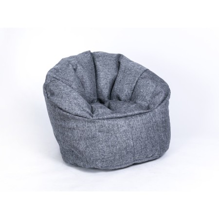 Handwheel armchair "Relax lux", gray color, horn-2