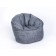 Handwheel armchair "Relax lux", gray color, horn