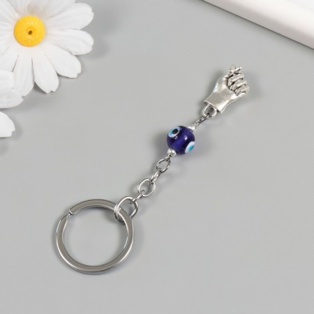 Keychain from the evil eye Metal "fig" 2.5x4 cm-2