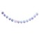 Paper garland with the belt "Happy Birthday" butterfly