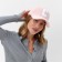 Basebolka Women's warm minku lamb, size 56-58, pink color