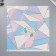 Scrapbooking paper gold "Triangles" density 180 grams set 5 pcs 30.5x32 cm