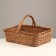A basket with a high pen, 40x31x25 cm, rattan