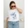 Women's T -shirt Alize, size 60 cm, white color