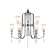 Crystal chandelier with Ambrella Light, Traditional, TR3249, 9HE14, Color Chrome