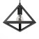 Lamp Bayerlux 69932/3 E27 40W Black 50x16x24-124 cm