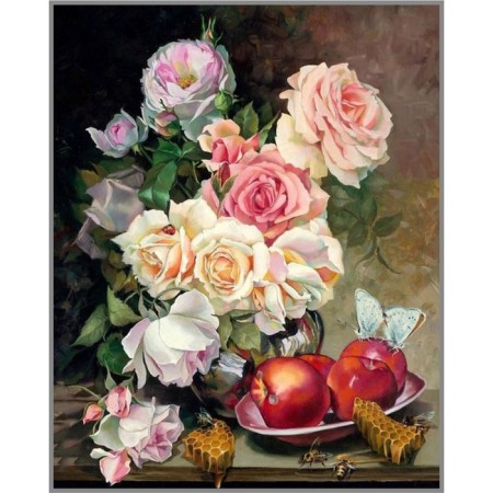 Diamond mosaic without a subframe "pleasure", 40 × 50 cm, 39 colors