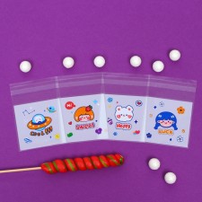 BOPP package with sticky tape, 