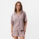 Female pajamas (shirt and shorts) kaftan "strip" size 44-46, pink