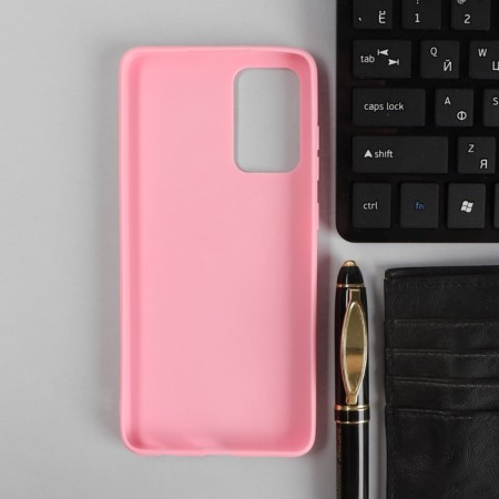 Pero cover for Samsung A72, silicone, pink-1