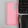 Pero cover for Samsung A72, silicone, pink