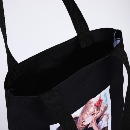 Bag Schoper Friends, Anime, 35x0.5x40 cm, Department without lightning, without lining, black-3