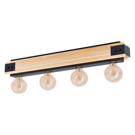Layham lamp, 4x60W E27, color wood, black