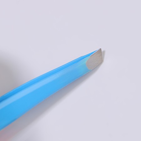 Pinzet begged, narrow, 9 cm, mix color-2