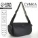 Sports bag with lateral pockets, gray color