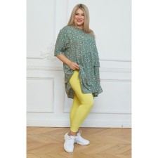 Female legins, size 60, light yellow color