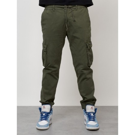 Cargo jeans men, size 44-46, khaki color-9