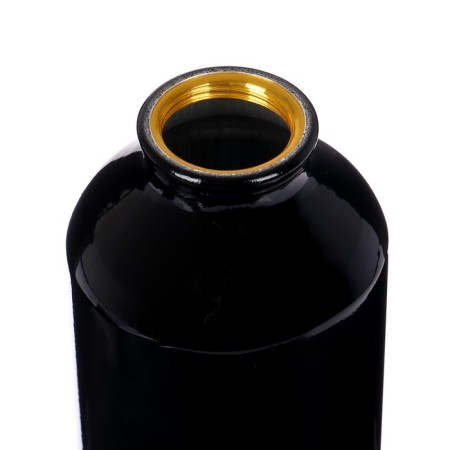 Water bottle, 500 ml, aluminum case, plastic, black-3