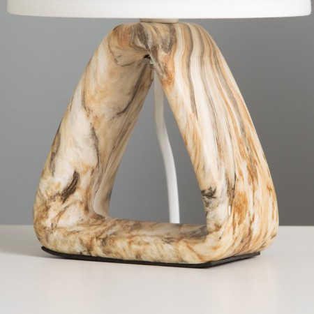 Camellia Table lamp E14 40W brown, white 27.5x15x15 cm-2