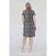 The dress is straight with a belt included, size 42