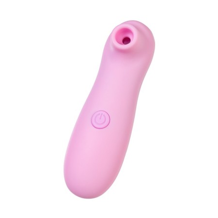Vacuum-wave stimulator of the Eromantica Jummy clitoris, 12.5 cm, plastic, pink color-1