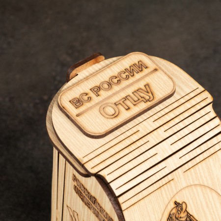 Casket-berts "Father", a tank-pool with wishes, 16 x 13.5 x 8 cm-4