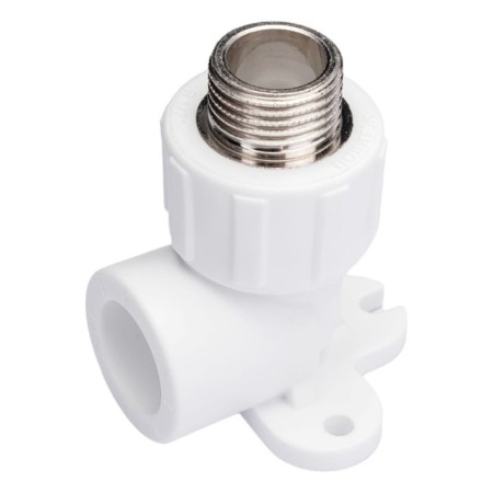 The square "Politek", polypropylene, 20 mm x 1/2 "mm, external thread