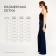 Women's jeans with Minaku arrow, dark blue color, size 42