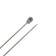 The knitting needles are straight, metal, 35 cm/2.0 mm