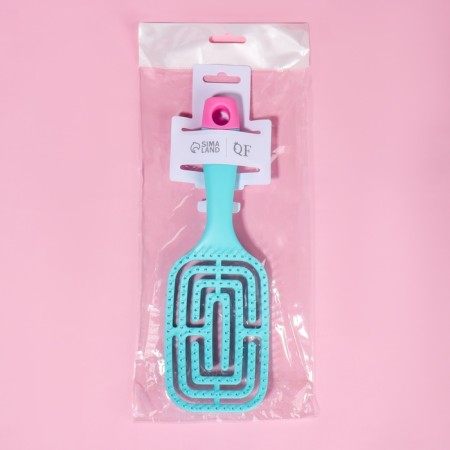 The comb is massage, wide, ventilated, 8 × 24.5 cm, color mix-5