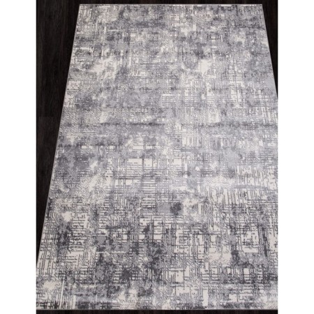Rectangular carpet Merinos Tornado, size 150x300 cm, Gray color-1