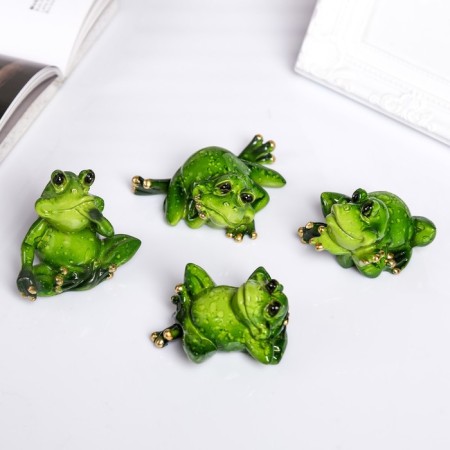 Souvenir Polystone Lac "Frog rest" MIX 3.5x6x5 cm