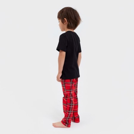 Pajama Children's New Year's KAFTAN "Chilling", size 36 (134-140 cm)-2