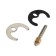 Fastener for a mixer with one hairpin M8