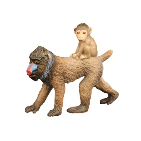Figure "World of Wild Animals: Mandry with a cub"