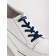 Braus laces elastic with a latch, dark blue