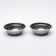 A set of 2 bowls on a stand, 2 x 500 ml, black stand