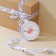 Satin tape, gift packaging, love, white, 2 cm x 22.5 m