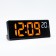 Electronic table hours, with an alarm clock, thermometer, 2 aaa, yellow numbers, 17.5 x 6.8 cm