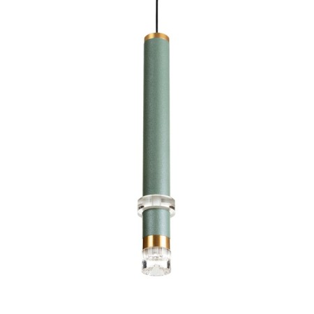 Suspension lamp "Regent" LED 5W 4000k Green 3.3x3.3x30-130cm-1
