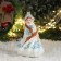 Christmas decoration "Snow Maiden with braids" 17.50 cm