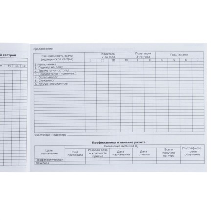 Medical card of a child Form No. 112/y, 80 sheets, Minnie Mouse-10