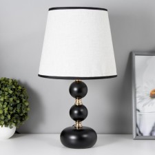 1x60W rolling lamp E27 black and gold 25x25x45 cm Risalux