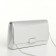 Female bag on a magnet, silver color