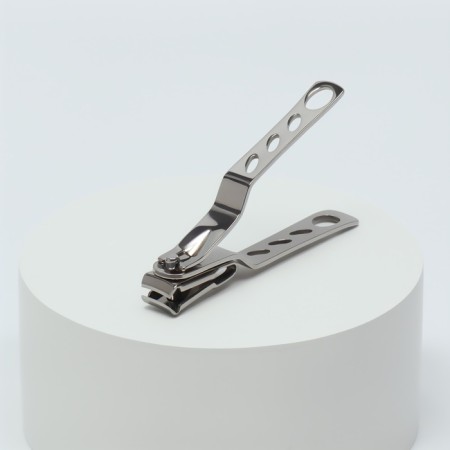 Kusachki - Mespser manicure, 8 cm, with mobile blades, silver color-2